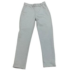 Zara Kids Pants Boys Girls Size 11 12 Gray Textured Flat Front Elastic Waist NWT